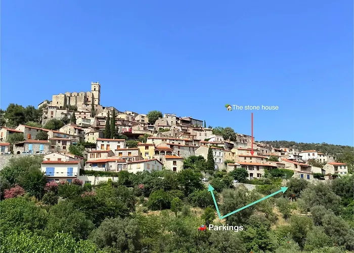 Charming Stone House In - Vue Sur Les Montagnes & Confort 2025 Casa de Férias Eus